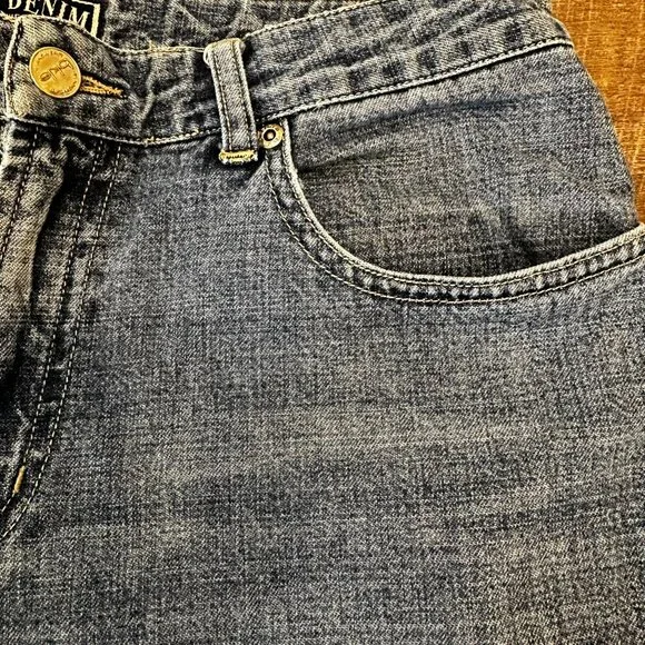 Vintage 90’s BKLE Buckle Shayla Jeans 31 Straight Leg Medium Wash Mid Rise Y2K - Picture 10 of 15